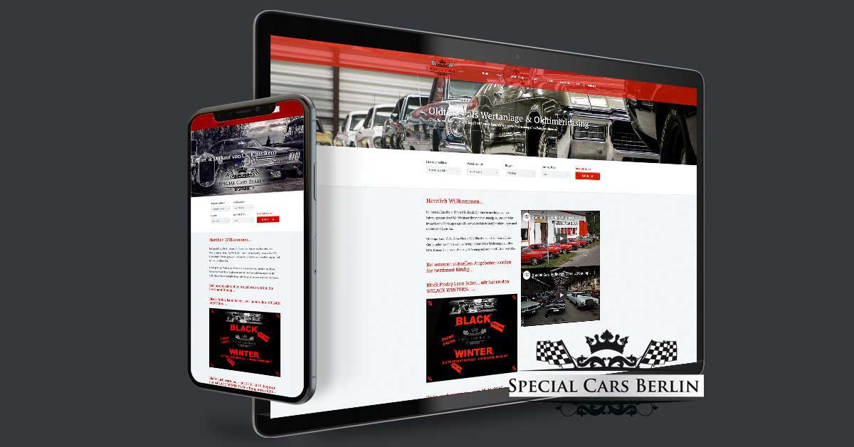 Website für für Special Cars Berlin – Neuenhagen. Die Präsentation wird mit WordPress als CMS eigenständig gepflegt.